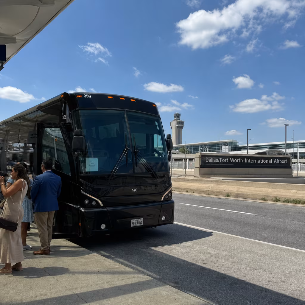 Rent a Bus to Dallas/Fort Worth International Airport (DFW)