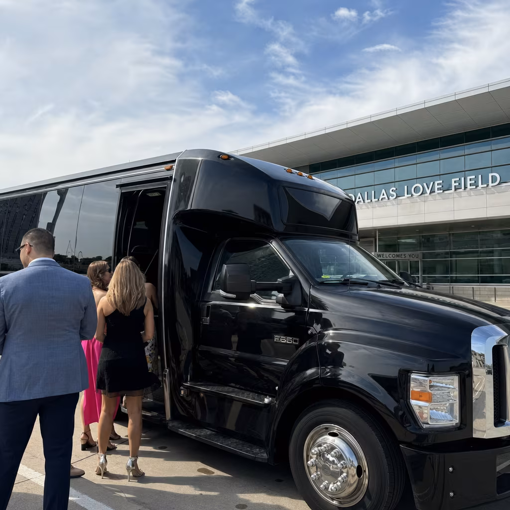 Rent a Bus to Dallas Love Field (DAL)