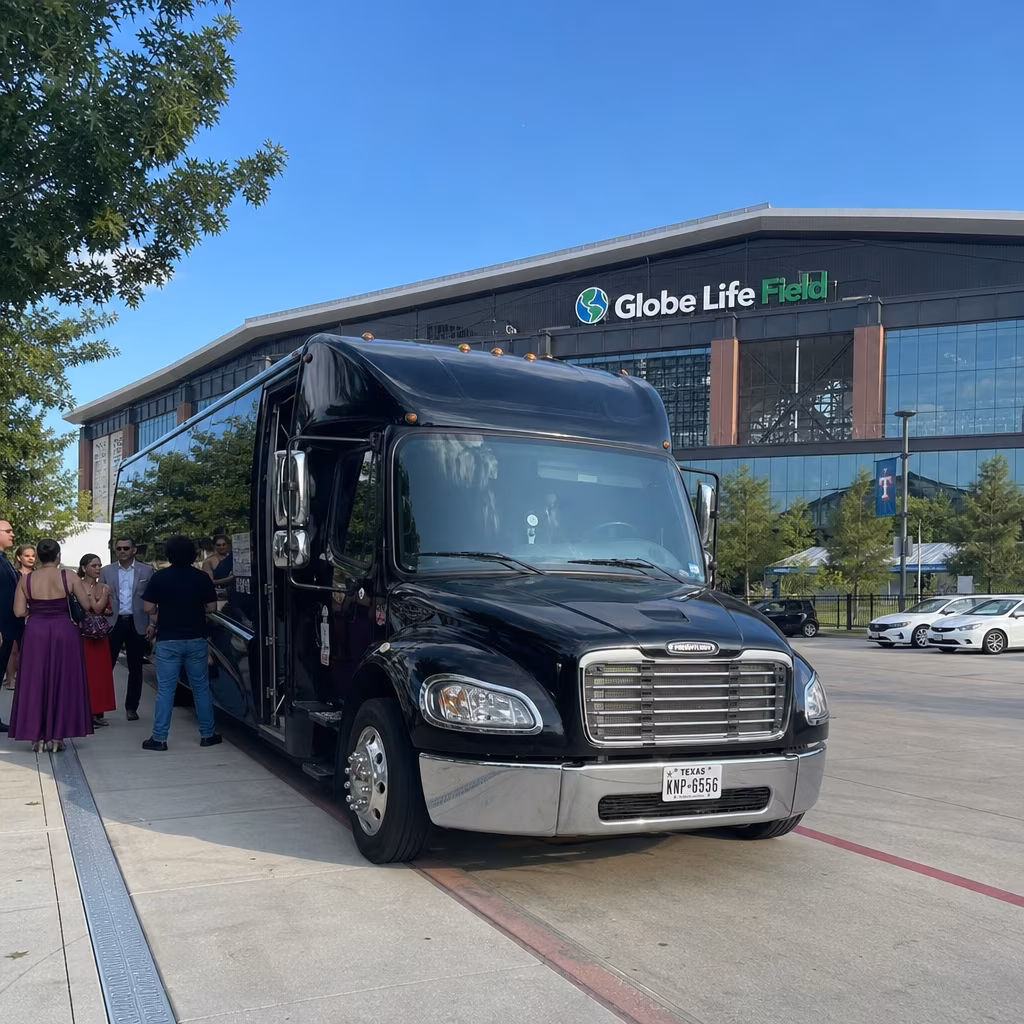 Rent a Bus to Globe Life Field