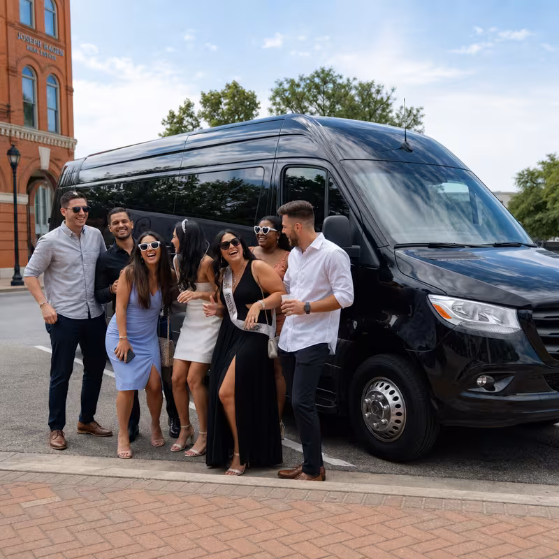 Carrollton Bachelor & Bachelorette Transportation fleet vehicle