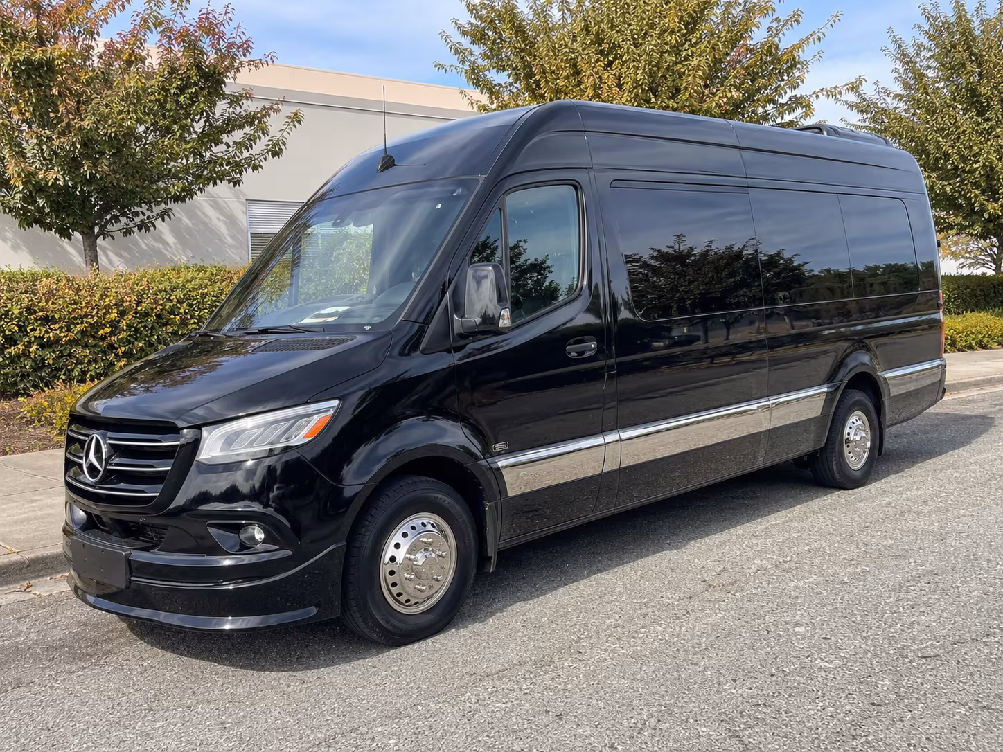 Carrollton Corporate Transportation party bus exterior