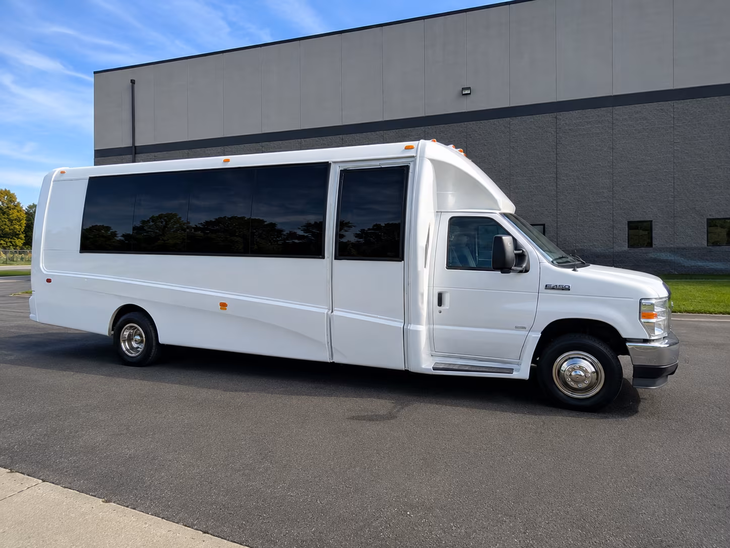 Carrollton Corporate Transportation party bus exterior