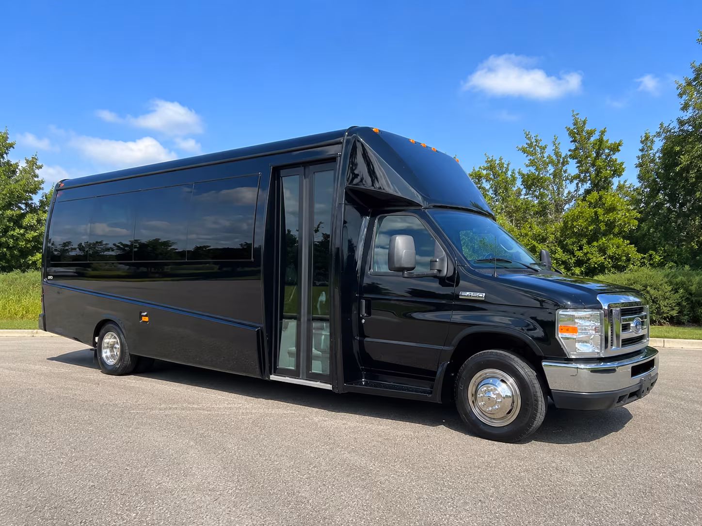 Carrollton Corporate Transportation party bus interior