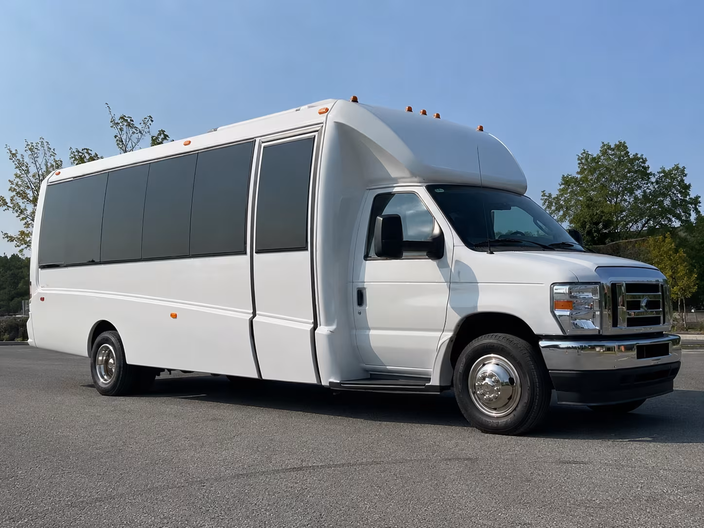 Carrollton Private Event Transportation party bus exterior