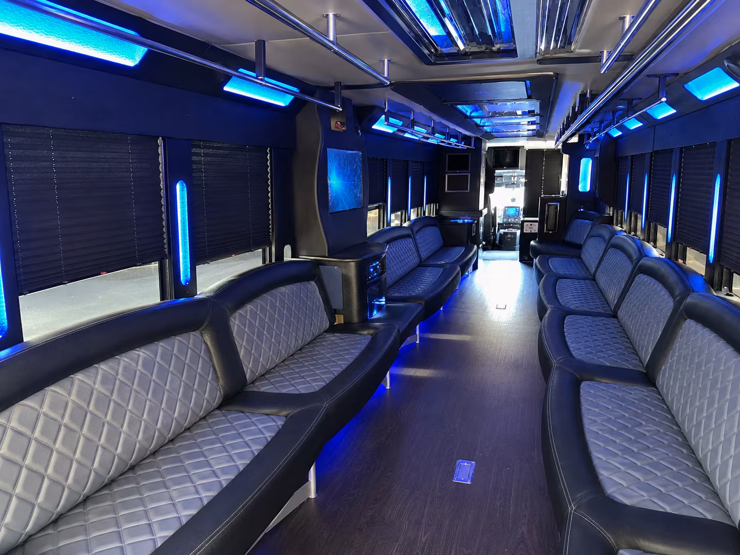 Carrollton Private Event Transportation party bus exterior