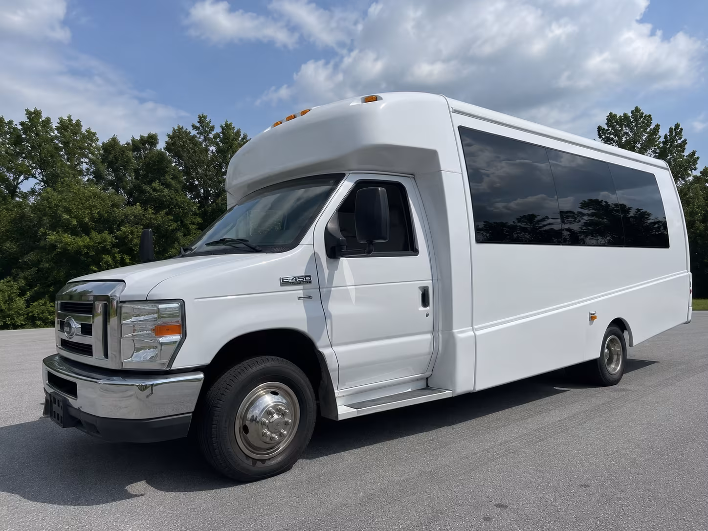 Carrollton Private Event Transportation party bus exterior