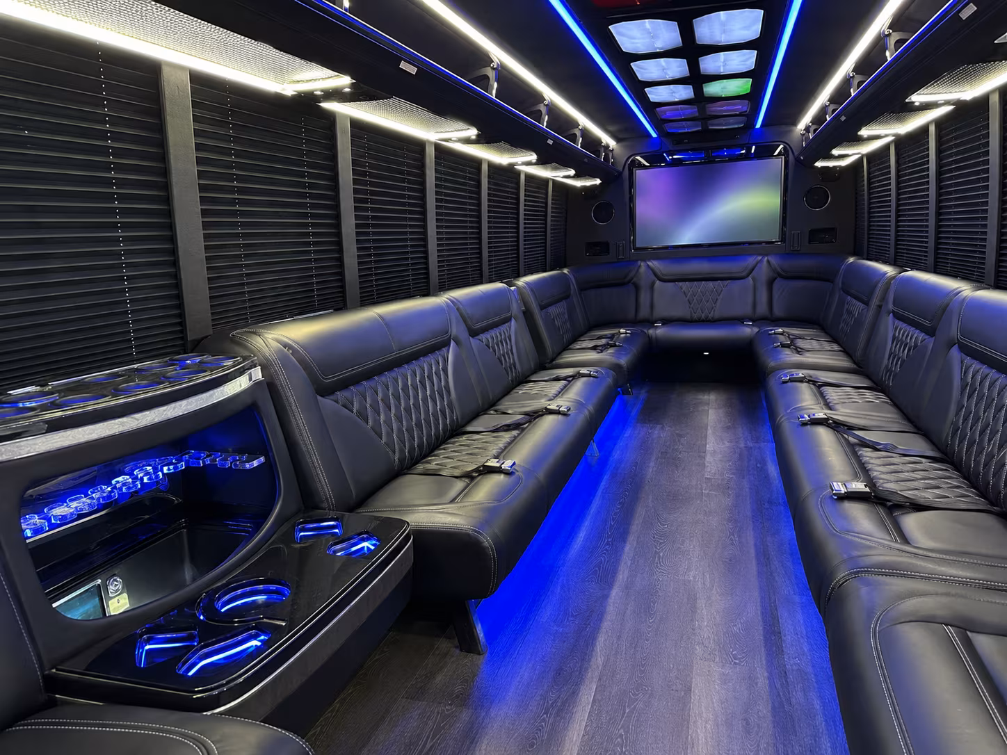 Carrollton Prom & Homecoming Transportation party bus exterior