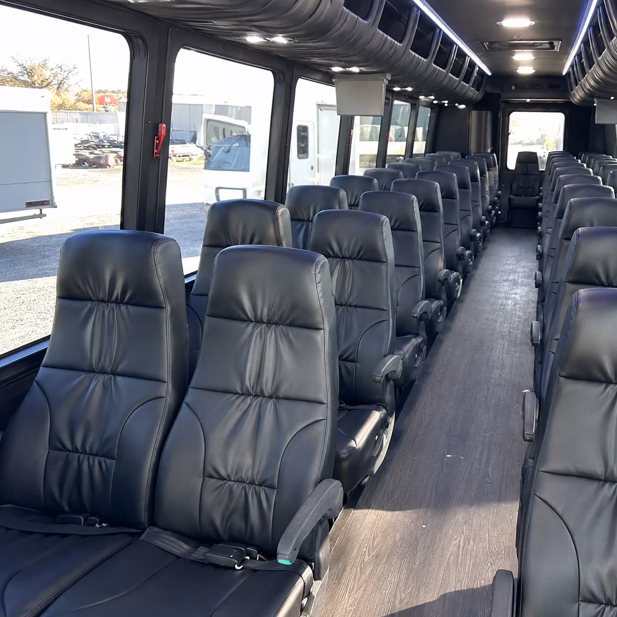 Carrollton School Event Transportation party bus exterior