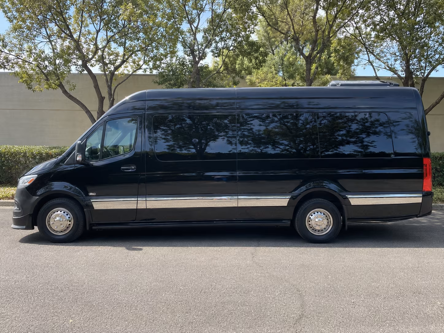 Carrollton School Event Transportation party bus exterior