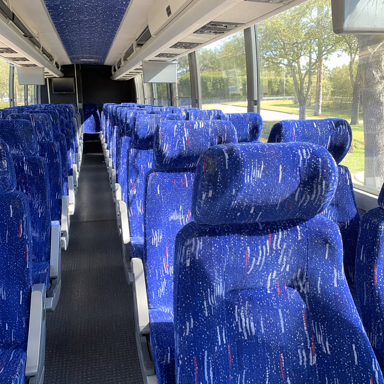Carrollton School Event Transportation party bus exterior