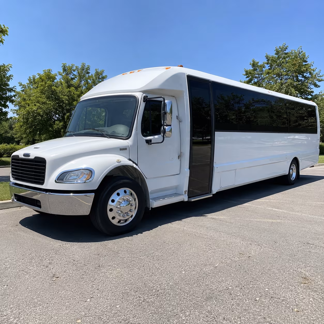 Carrollton School Event Transportation party bus exterior