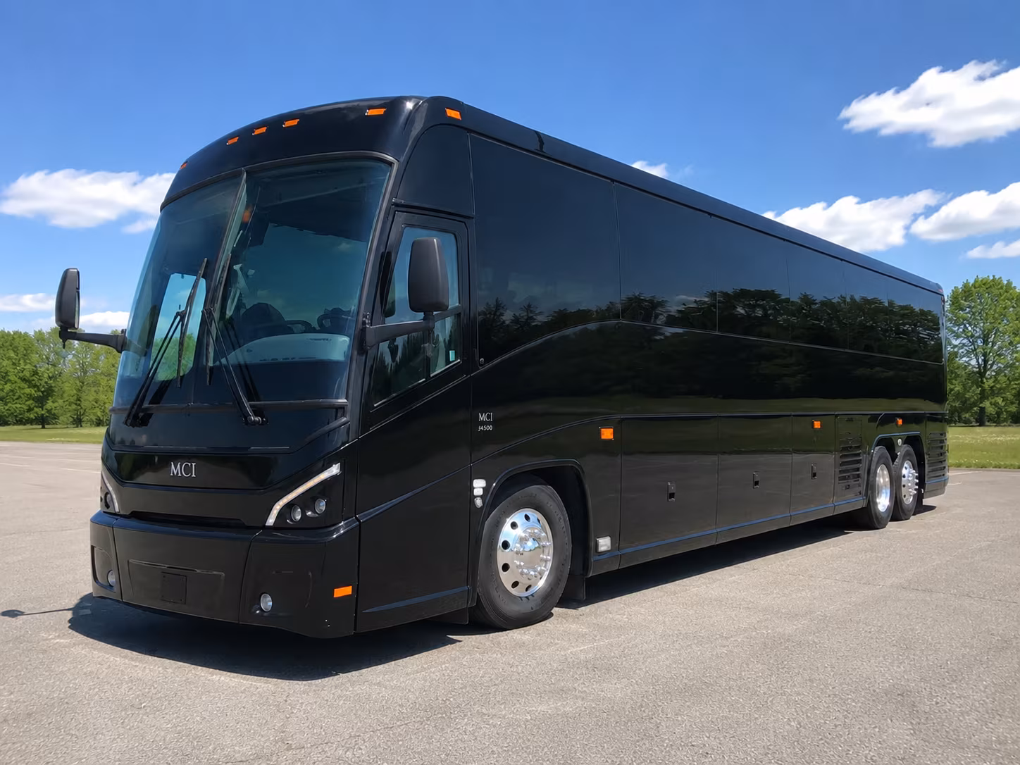 Carrollton School Event Transportation party bus interior
