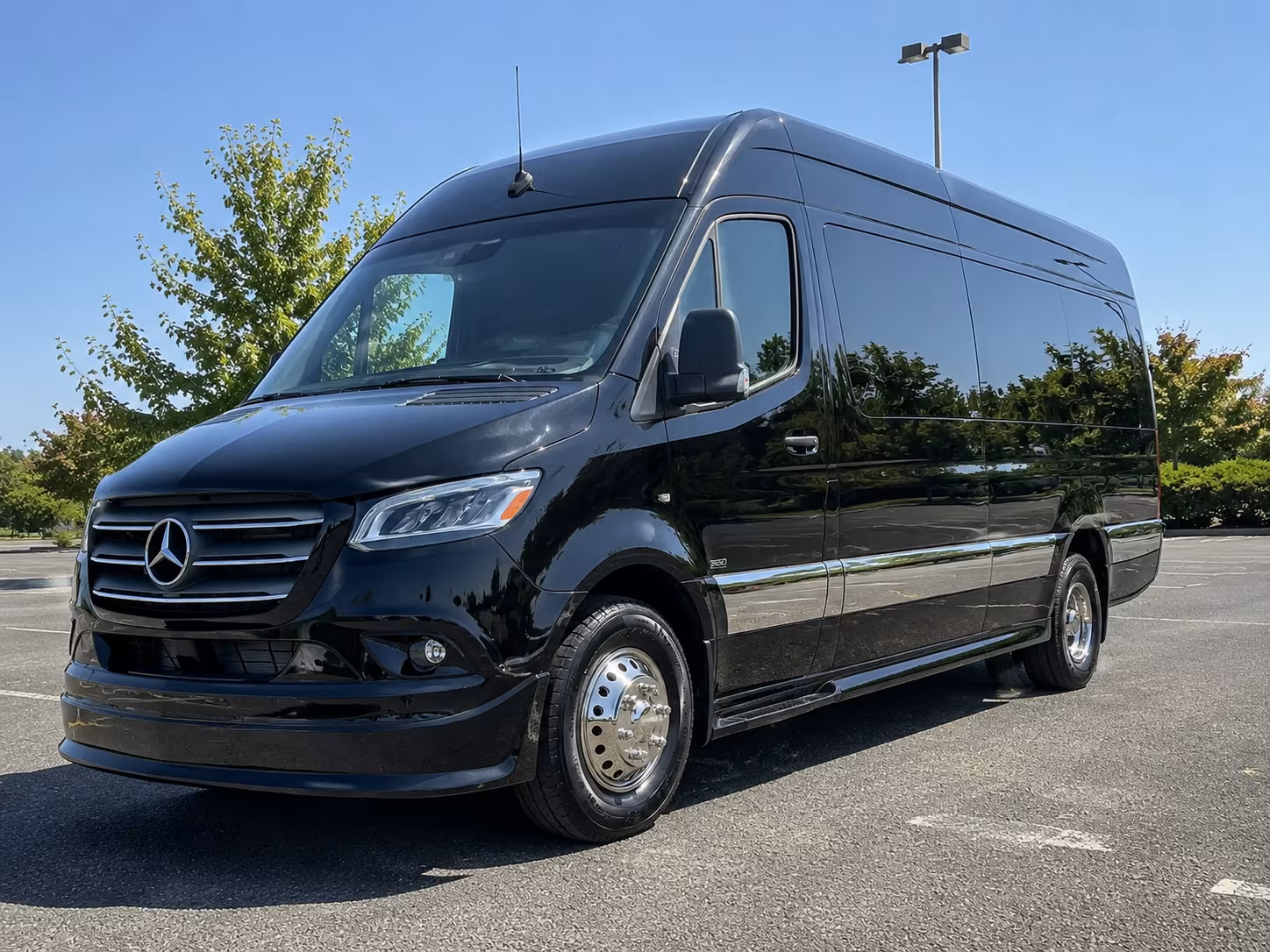 Carrollton School Event Transportation party bus exterior