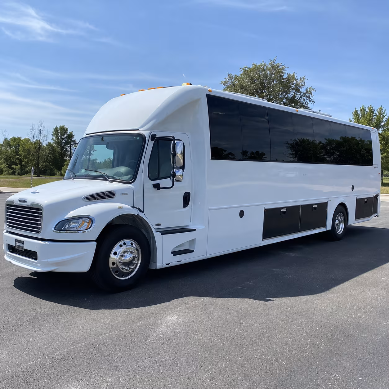 Carrollton Sporting Event Transportation party bus exterior