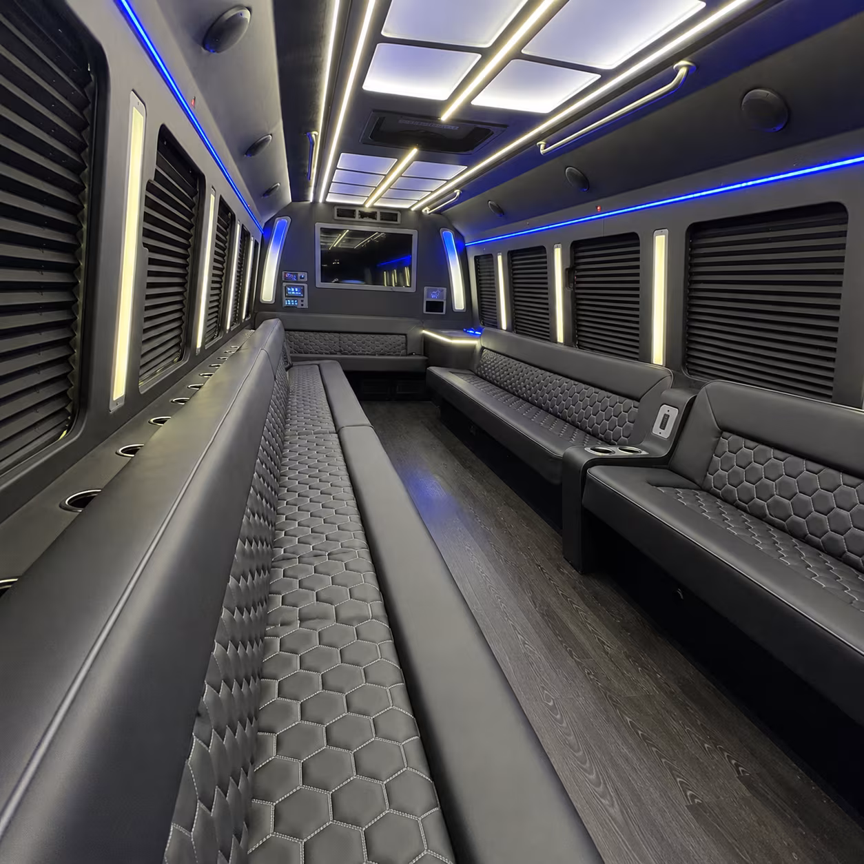 Carrollton Wedding Transportation party bus exterior