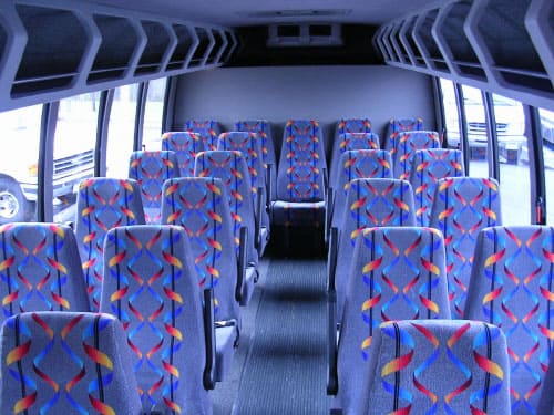Lewisville 15-35 Passenger Minibuses Interior